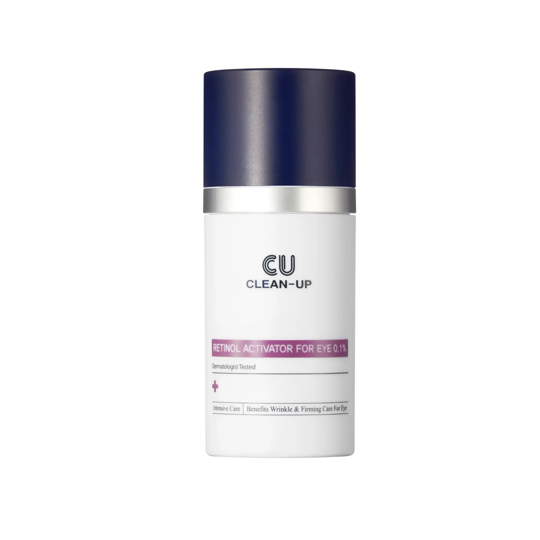 CUSKIN CLEAN-UP Paakių kremas su retinoliu 0.1%, 15 ml, baltos spalvos fone