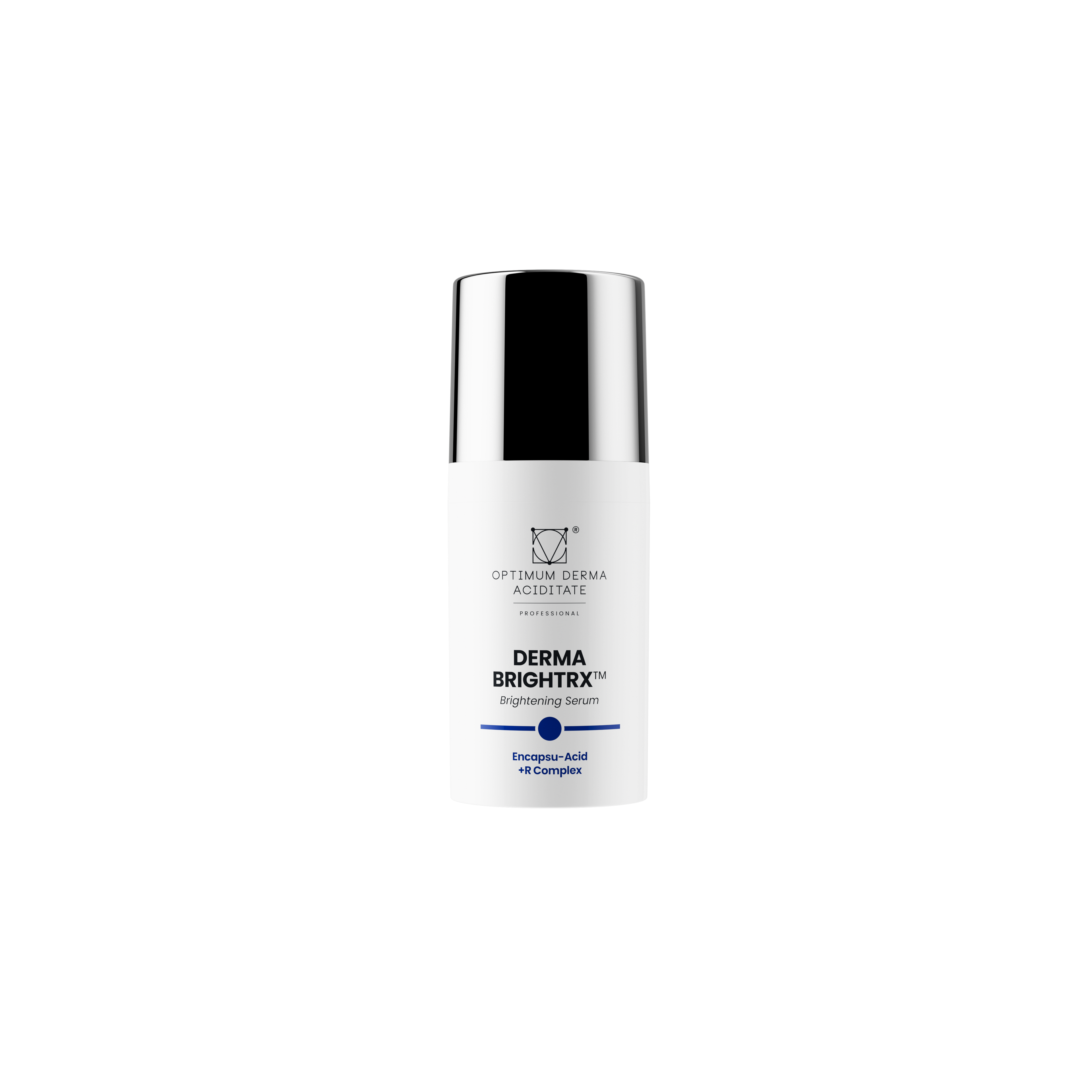 ODA DermaBright RX™ šviesinamasis serumas, 30ml, baltos spalvos fone