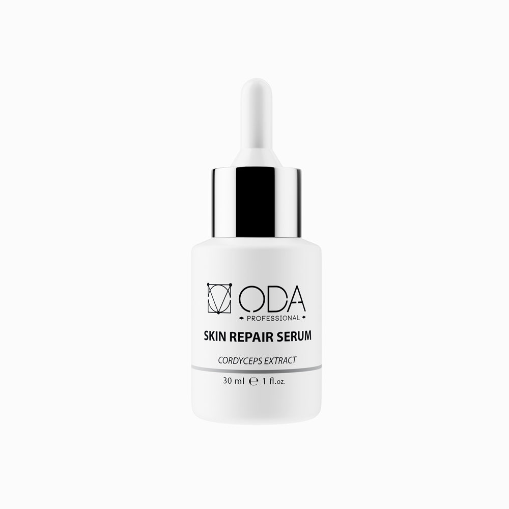 ODA Skin Repair Serum raminamasis serumas, 30ml, baltos spalvos fone