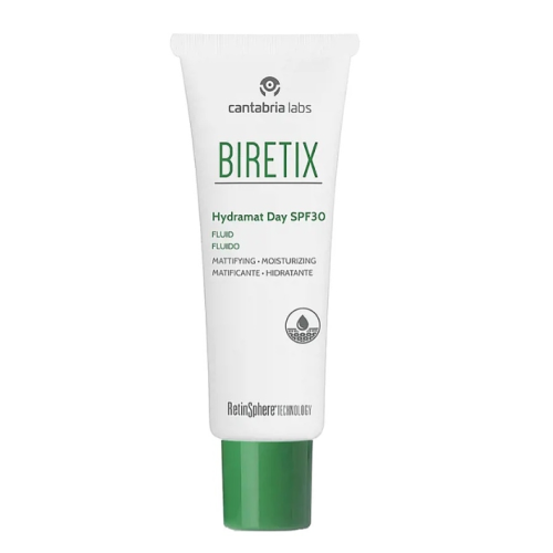 Biretix Hydramat Day SPF30 fluidas, 50 ml