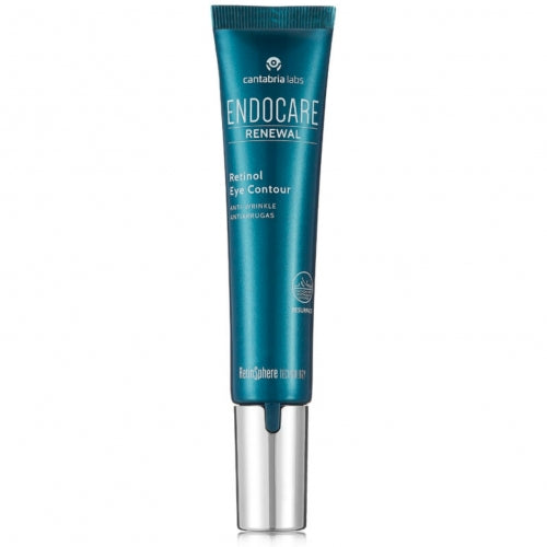 Cantabria Labs Endocare Renewal Retinol Eye Contour paakių kremas su retinoliu, 15ml, baltos spalvos fone