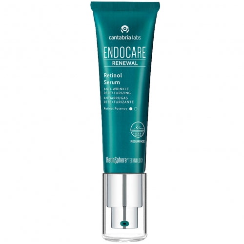 Cantabria Labs Endocare Renewal retinolio serumas (0,2% gryno retinolio), 30 ml, baltos spalvos fone