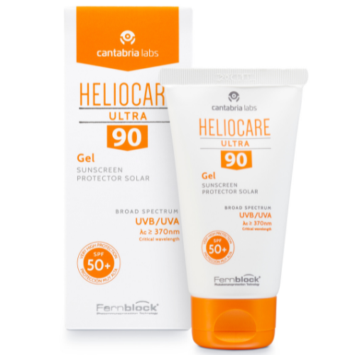 Cantabria Labs Heliocare Ultra 90 Apsauginis Gelis SPF50+, 50ml