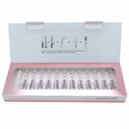HubisLab Bio Cell peptidinis serumas, 2ml x 12vnt, atidaryta dėžutė, baltos spalvos fone
