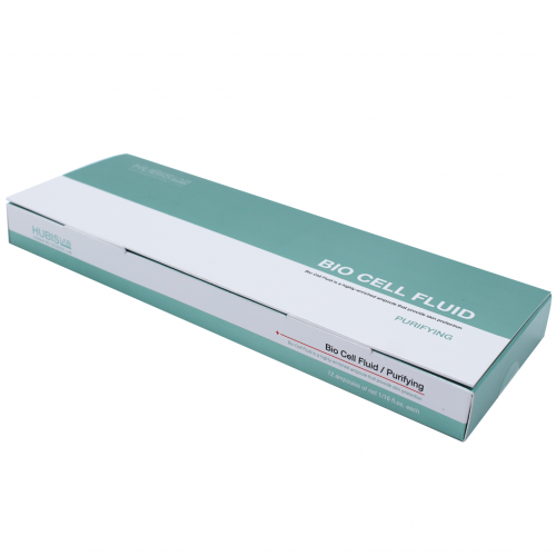 HubisLab Bio Cell valomasis fluidas, 2ml x 12vnt, baltos spalvos fone