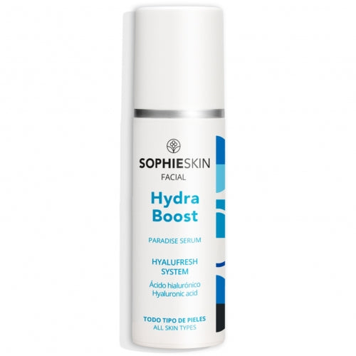 Sophie Skin Hydra Boost drėkinantis serumas, 30 ml, baltos spalvos fone